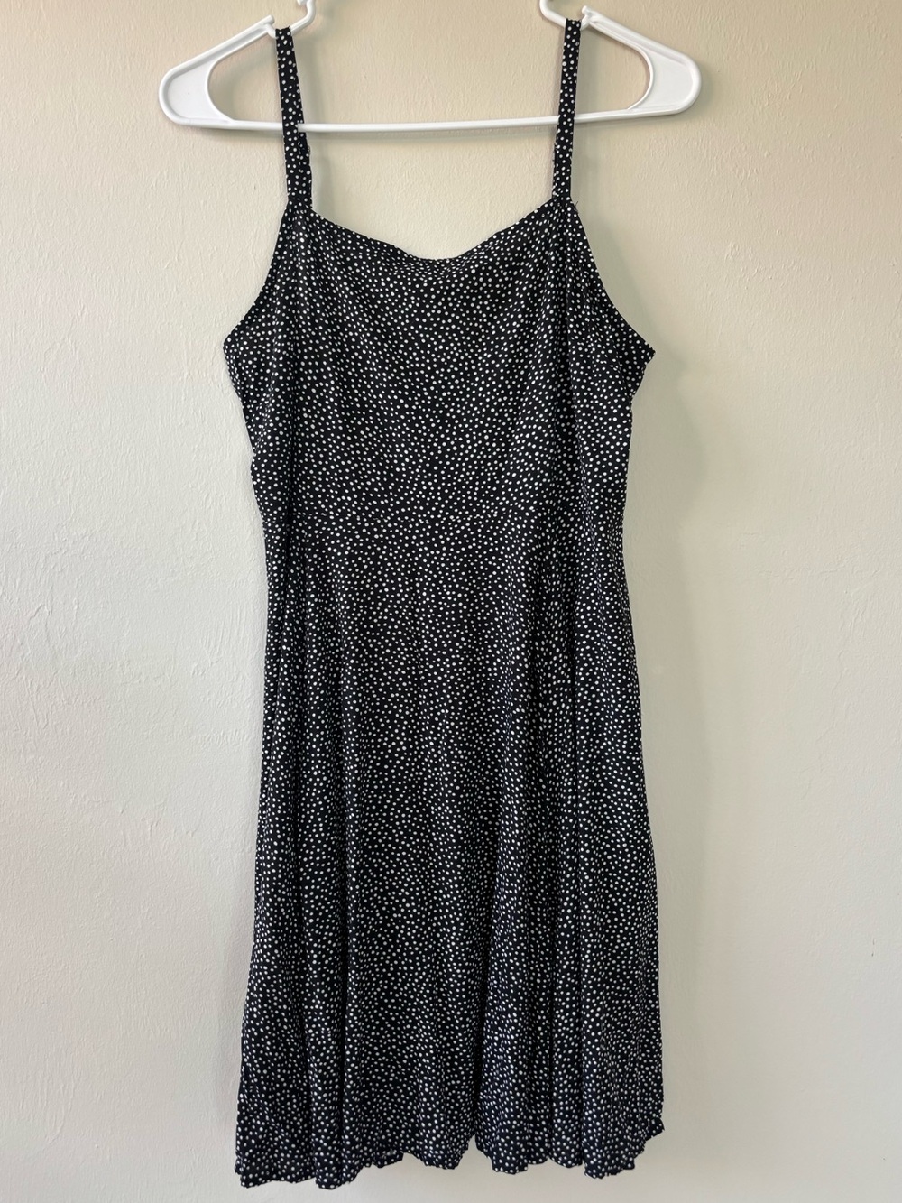 Gap Women’s Size Small Dress Square Neck Black And White Polka Dot